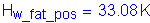 Formula: H subscript w_fat_pos = 33 point 08 K