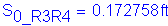 Formula: S subscript 0_R3R4 = 0 point 172758 feet