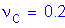 Formula: nu subscript c = 0 point 2