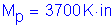 Formula: M subscript p = 3700 K inches