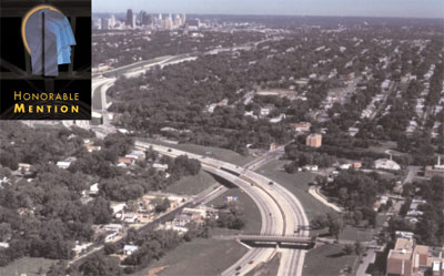 Category 1: The Urban Highways Honorable Mention, image of project The Urban Highways Honorable Mention Bruce R. Watkins Drive, Kansas City, Missouri