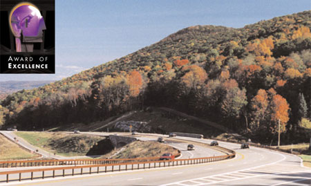 Category 2: The Rural Highways Award of Excellence, image of project Taconic State Parkway Interchange with Miller Hill Road, Town of East Fishkill, New York