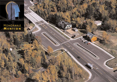 Category 2: The Rural Highways Honorable Mention, image of project Highway 61 Schroeder Reconstruction, Schroeder, Minnesota