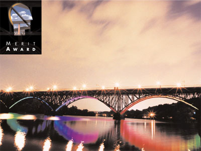 Category 5: Historic Preservation Merit Award, image of project Strawberry Mansion Bridge, Philadelphia, Pennsylvania