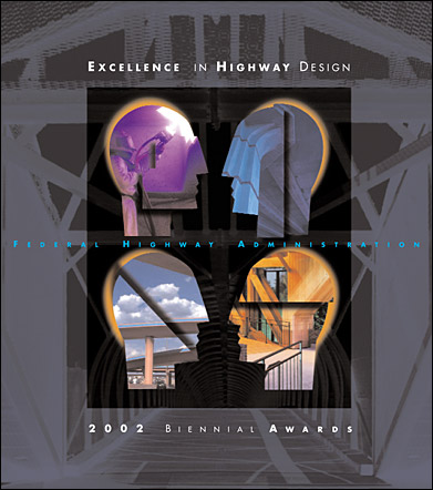 Cover of the 2002 Excellence in Highway Design Awards Brochure