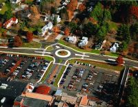 Interchange in a neighborhood area