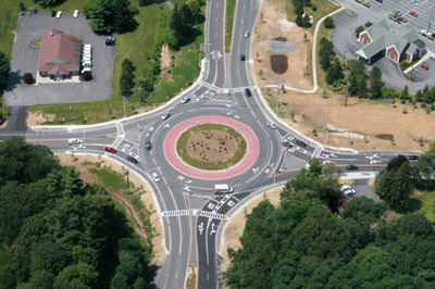 Two-lane roundabout on State Route 85