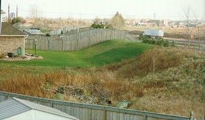 photo of a noise berm