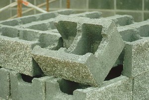 Photo showing a close-up view of a masonry block