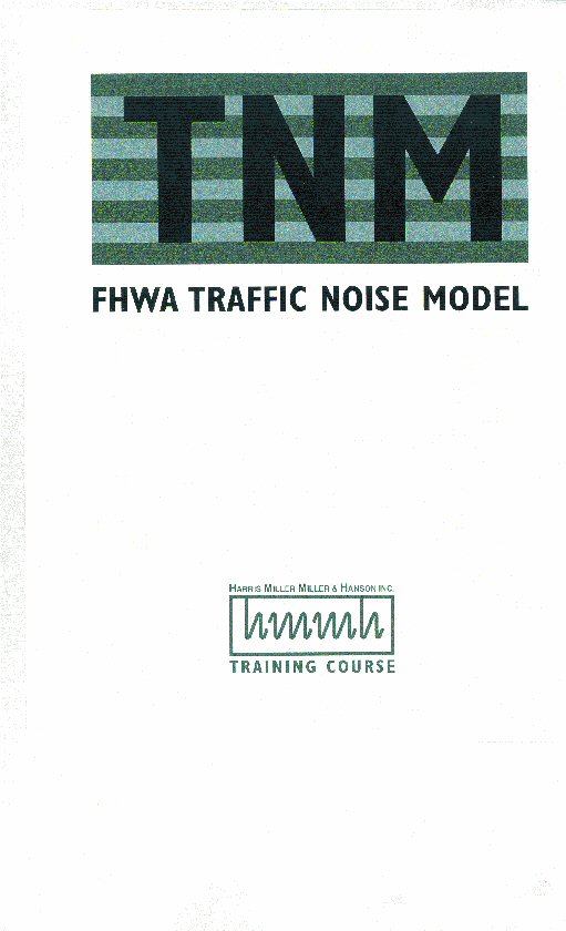 The FHWA Traffic Noise Model is a state-of-the-art prediction tool used to predict future noise levels for highway projects.