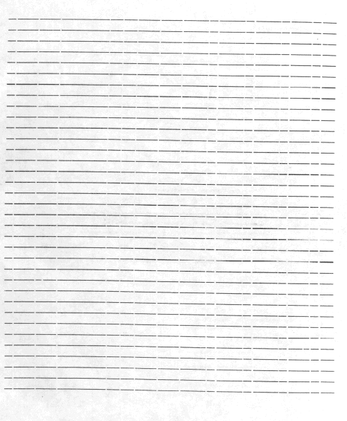 Figure 3.4. Page 2 of 4. Blank sheet with lines