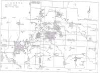 Figure 1. Principal portion of the Tri-State mining district, showing general mined areas. Modified from Brichta (1960, p. 5)