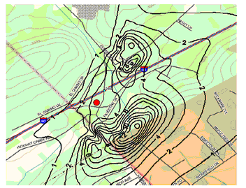 Figure 1: Illustration of a PM hotspot.