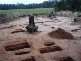 Photo of burial site.