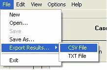 Figure 2. File Menu