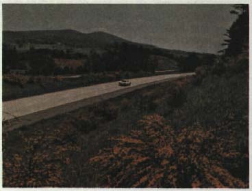 photo of a car on a rural road