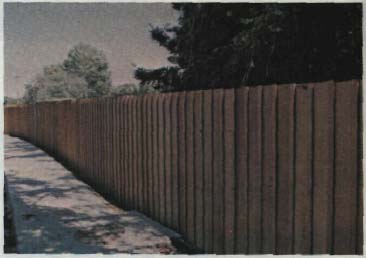 Wood battens used to create texture in a wooden wall