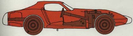 drawing: Elevation View of a car from the side