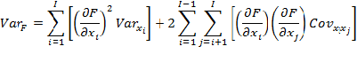 Equation 5: General Equation for Variance