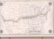 US Map showing location of Old Trails Road.  Click for larger version