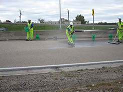 Photo of High Friction Surface Treatment Project in Missouri
