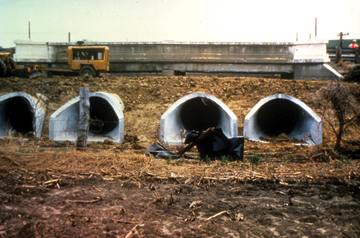 Figure 5-5: Bridge replaced by culverts and flowable fill.
