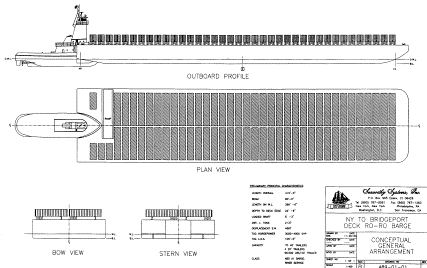 diagram of a barge
