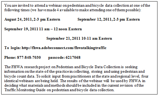 Figure 3.Text box with content of the initial invitation, part 1: date, time, location and project description.