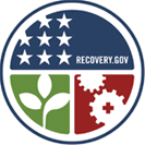 American Recovery and Reinvestment Act (ARRA) emblem, Recovery.gov