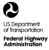 Logo. The logo of the Federal Highway Administration, U.S. Department of Transportation.