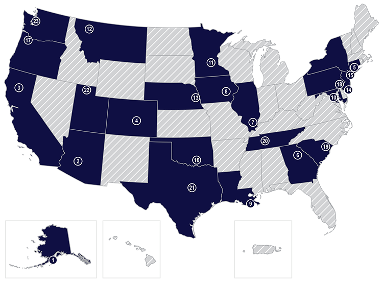 BIP Grant Recipients Map