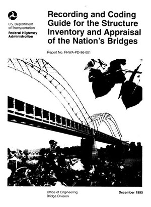 Screenshot: Cover of Recording and coding Guide for the Strucure Inventory and Appraisal of the Nation's Bridges