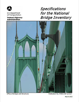 Screenshot: Cover of Specification for the Nation Bridge Inventory