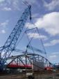 Photo of truss ready to hook up
