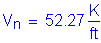 Formula: V subscript n = 52 point 27 Kips per foot