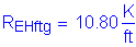 Formula: R subscript EHftg = 10 point 80 Kips per foot