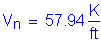 Formula: V subscript n = 57 point 94 Kips per foot