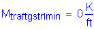 Formula: M subscript traftgstrImin = 0 Kips per foot