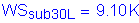 Formula: WS subscript sub30L = 9 point 10 K