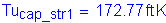 Formula: Tu subscript cap_str1 = 172 point 77 feet K