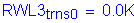 Formula: RWL3 subscript trns0 = 0 point 0K