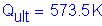 Formula: Q subscript ult = 573 point 5 K