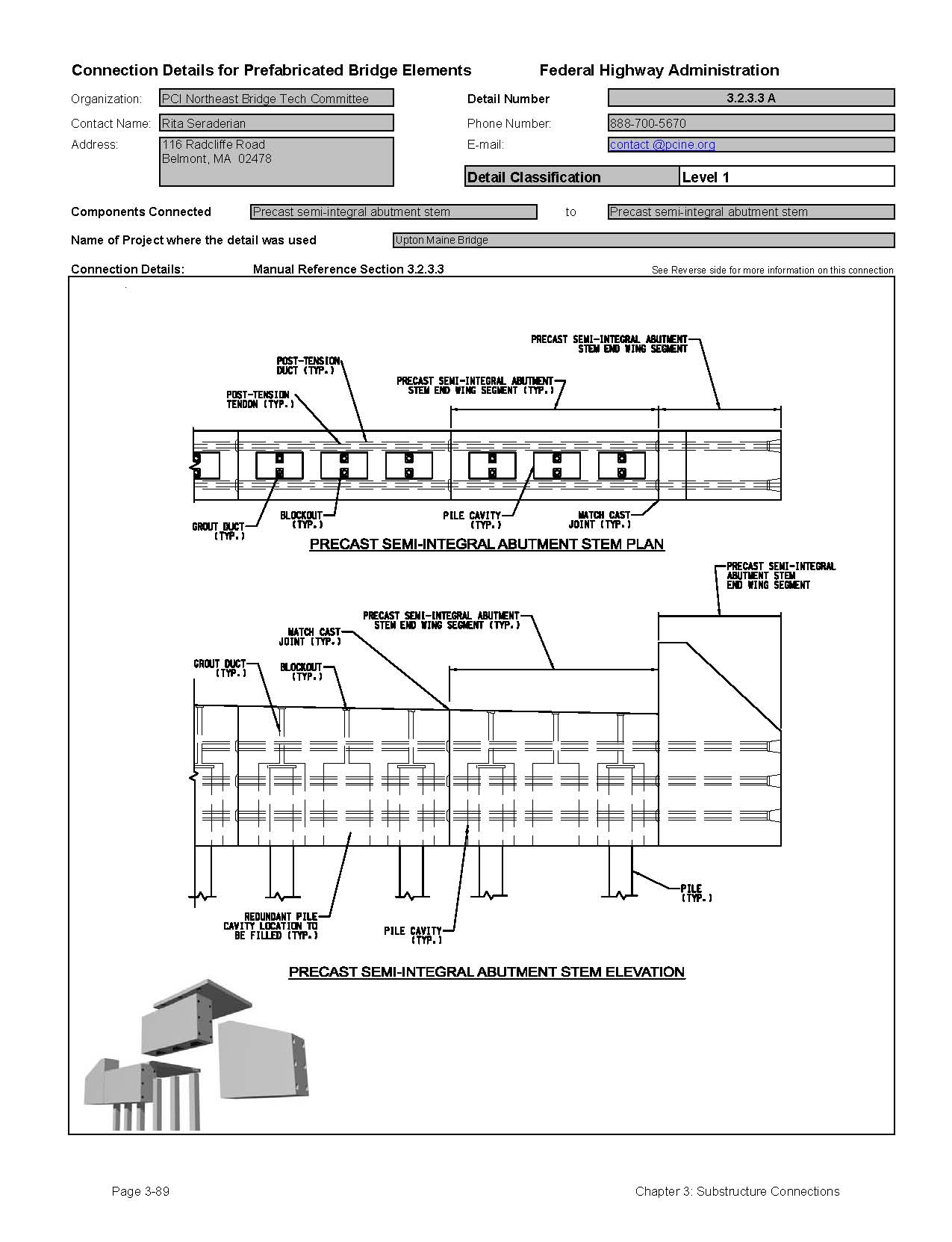 Connection details