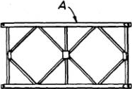 A sketch showing an individual truss component of the Mabey Johnson Bridge.