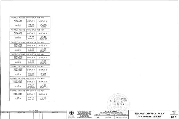 Traffic Control Plan - I-4 Closure Detail.