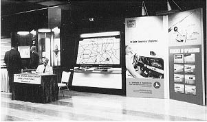 Photo: FHWA exhibit on Electronic Route Guidance System