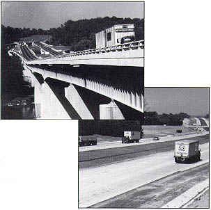 Photo: Scenes from the Capital Beltway in 1964.