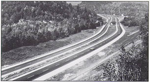 Photo: Award-winning section of I-87/Adirondack Northway