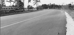 PHOTO: Looking south on U.S. 17 between Folkstone and Wilmington, NC.