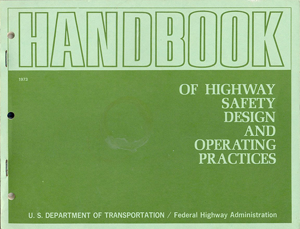 Cover of the Handbook of Highway Safety Design and Operating Processes.